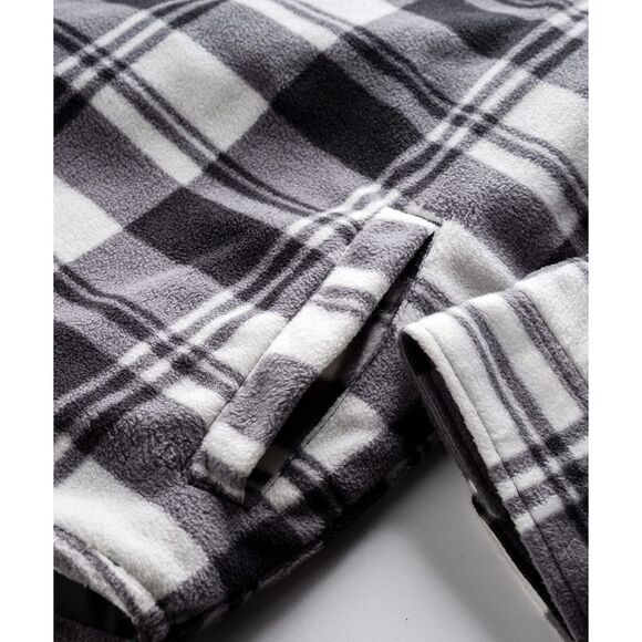 Scruffs Mens Checked Padded Shirt / Black/White - Picture 2 of 6